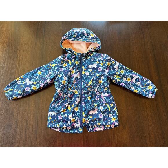 Carter's Lightweight Floral Unicorn Jacket Size 3T - Picture 1 of 6